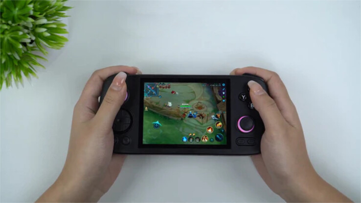 L'Anbernic RG406H fonctionne sous Android 13 et devrait être suffisamment puissant pour émuler les consoles de jeux vidéo jusqu'à la sixième génération. (Source de l'image : Anbernic - édité)