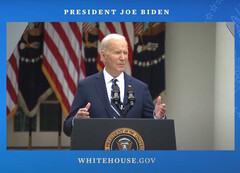 L&#039;administration Biden finalise la mise en place de tarifs douaniers très élevés sur les véhicules électriques, les batteries au lithium, les panneaux solaires et autres produits fabriqués en Chine. (Source : Whitehouse sur YouTube)