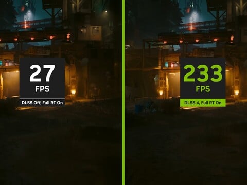 Nvidia DLSS 4 améliore les FPS (Image Source : Nvidia)