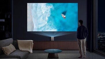 Le projecteur LG CineBeam S 4K à ultra-courte focale. (Source de l'image : LG)