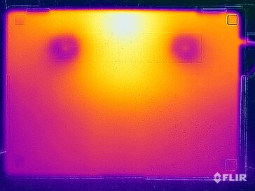 Test de résistance aux températures de surface (en bas)