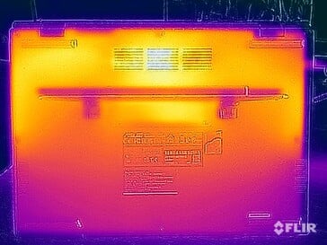 Test de résistance aux températures de surface (en bas)