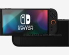 Les rendus de la Nintendo Switch 2 ayant fait l'objet d'une fuite révèlent un écran beaucoup plus grand que celui de son prédécesseur. (Source de l'image : 91Mobiles &amp; OnLeaks)