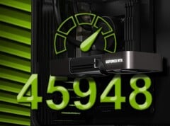 Il est possible que la GeForce RTX 5090D ait été overclockée pour le benchmark PassMark. (Source de l&#039;image : Nvidia/PassMark - édité)