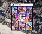 Visuel de la boîte PS5 de GTA 6 avec une classification PEGI provisoire affichée