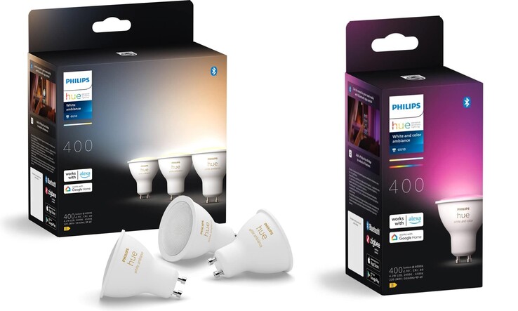 Emballage des supposées nouvelles ampoules intelligentes Philips Hue GU10. (Source de l'image : Hueblog)