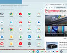 Interface utilisateur de Chrome Flex. (Source de l'image : Notebookcheck)