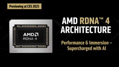 AMD RDNA 4 présenté en avant-première au CES 2025. (Source de l&#039;image : AMD)