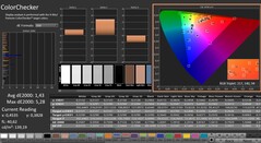 CalMAN : ColorChecker (calibré)