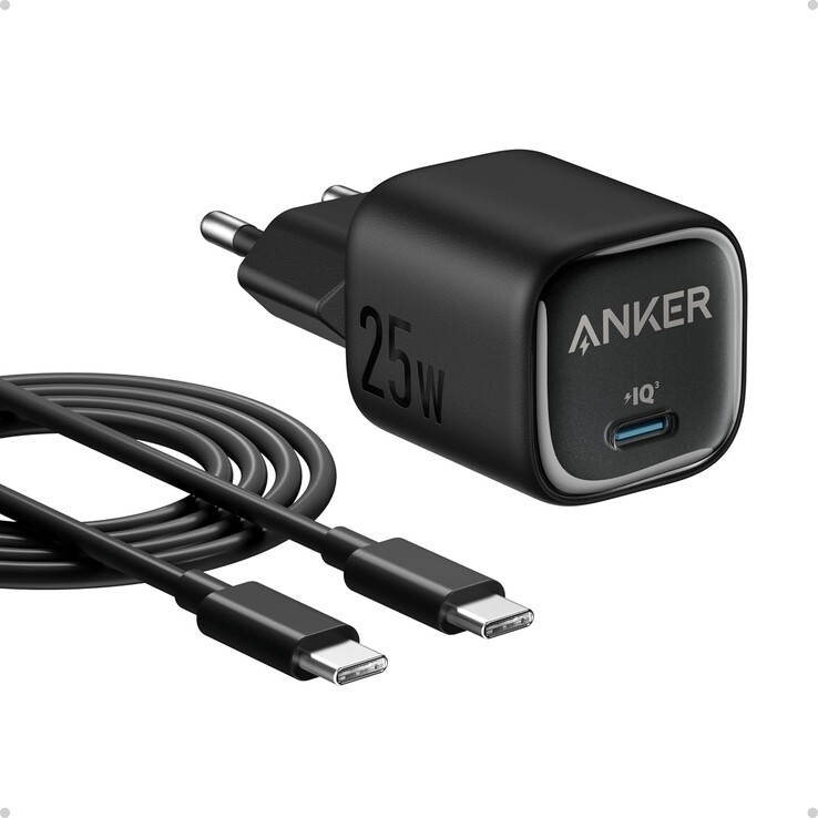 Le chargeur Anker (25W, compact). (Source de l'image : Anker)