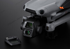 Module de caméra DJI Air 3S. (Source de l&#039;image : @Quadro_News)