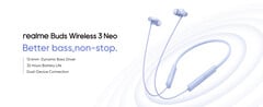 Les Buds Wireless 3 Neo. (Source : Realme)