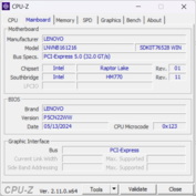 Carte mère CPU-Z