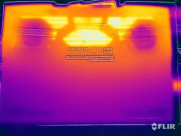 Essai de résistance aux températures de surface (face inférieure)