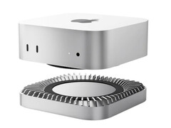 La nouvelle station d&#039;accueil pour Mac mini de RayCue remplace les ports par un disque SSD externe plus rapide. (Source de l&#039;image : RayCue)