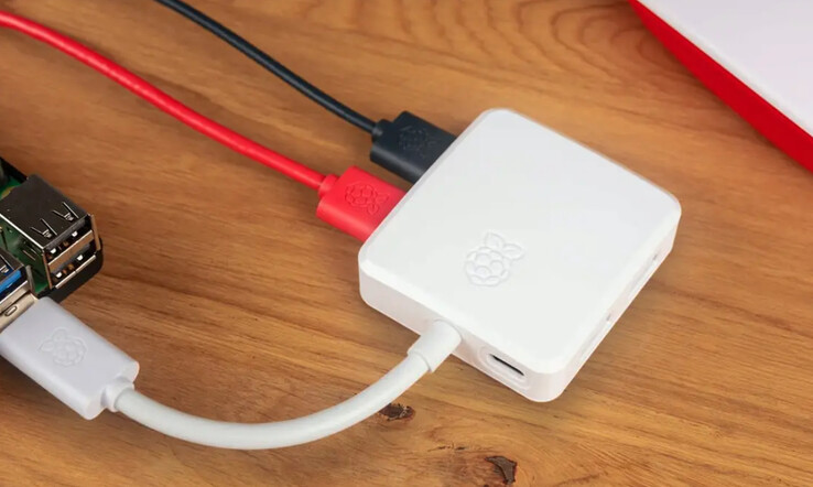 Le Raspberry Pi USB 3 Hub est vendu au prix de 14,25 $ aux États-Unis. (Source de l'image : Raspberry Pi Foundation)