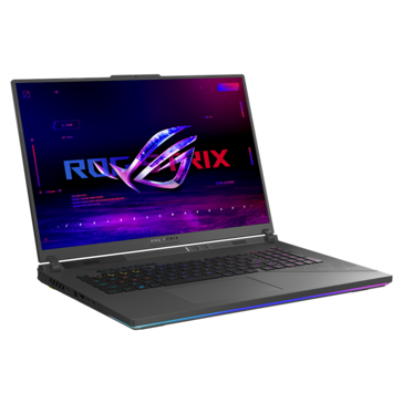 Écran du ROG Strix Scar 18 d'Asus (image via Asus)