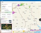Microsoft Weather avec des publicités en Roumanie (Source d'image : Own)