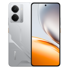 Realme Neo7x dans le coloris Silverwing Mech (Image source : Realme)