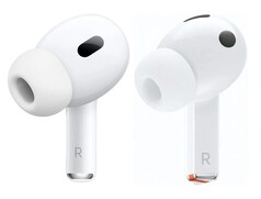 Gauche : Apple AirPods Pro (2nd gen) | Droite : Samsung Galaxy Buds 3 Pro (Source de l'image : Apple, Samsung)