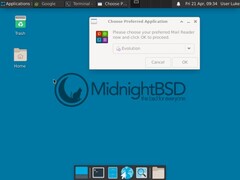 Bureau Xfce de MidnightBSD 3 (Image source : MidightBSD)