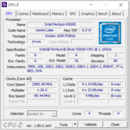 Acer Aspire 1 A114-32 - CPU-Z.