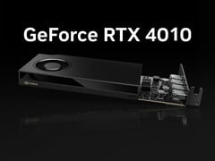 Cette Nvidia RTX 4010 semble être une version légèrement modifiée du GPU A400 Ampere Workstation (Image source : Nvidia - edited)