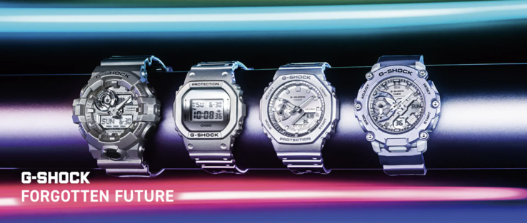 La collection complète Casio Forgotten Future (Image source : Casio)