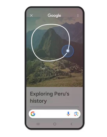 Circle to Search peut être utilisé pour rechercher des objets dans des photos ou des vidéos.