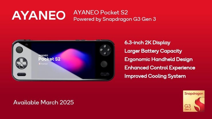 Ayaneo Pocket S2 (Source : Qualcomm)