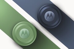 Le Moto Tag est disponible en deux couleurs. (Source de l&#039;image : Motorola).