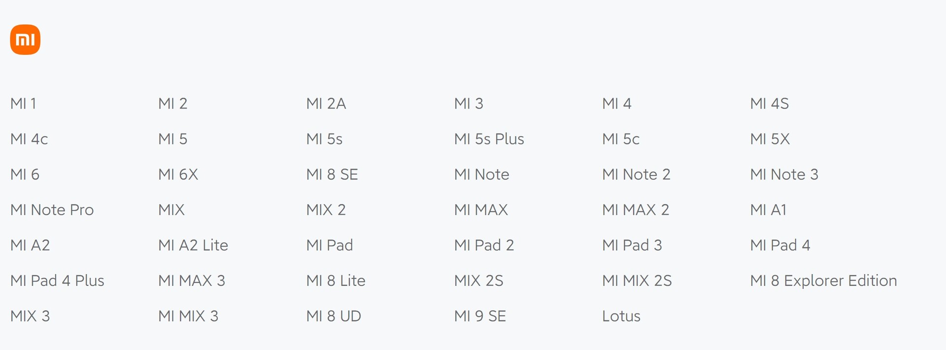 Les Xiaomi Mi 9 SE et Mi Play rejoignent 68 autres téléphones Mi et Redmi  sur la liste des produits en fin de support de Xiaomi -   News