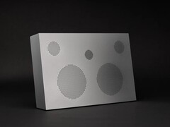 L&#039;enceinte Monolith Aluminum pèse environ 4 kg (source : Nocs Design)