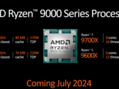 AMD prévoit une modification de dernière minute pour la Ryzen 7 9700X (image via AMD)