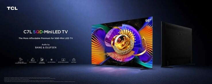 Le téléviseur LED TCL C7L SQD-Mini