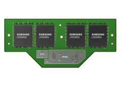 60 % plus petits que les SO-DIMM ordinaires (Source d&#039;image : Samsung)