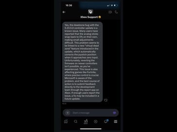 Xbox support response to controller issues (Unofficial Xbox support subreddit)