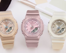 La nouvelle série Casio G SHOCK Women's GMAP2100 : De gauche à droite : GMA-P2100ST-9A, GMA-P2100ST-4A, GMA-P2100ST-7A. (Source de l'image : Casio)