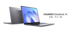 Huawei vend le MateBook 14 2022 en deux options de couleur et de processeur. (Image source : Huawei)