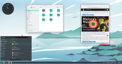 Bureau Manjaro 24.0 &quot;Wynsdey&quot; (Image source : GamingOnLinux)