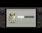 SteamDB a une application inconnue avec l'artwork de Waydroid (Image source : Valve and SteamDB [edited])