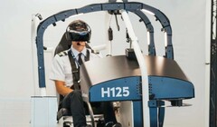 Le Loft Dynamics H125 est le premier simulateur de vol VR à recevoir la qualification de la FAA pour la formation et la certification des pilotes d&#039;hélicoptères. (Source de l&#039;image : Loft Dynamics)