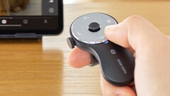 Sanwa Supply dévoile la souris sans fil MA-BTRING5BK avec molette de défilement en forme de couronne. (Source de l'image : Sanwa Supply)