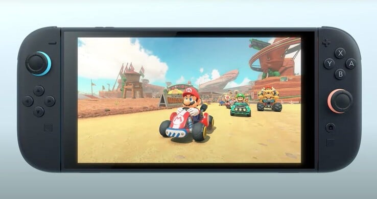 Le premier aperçu officiel de la Nintendo Switch 2 (Source : Nintendo)