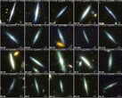 Images composites en couleur du télescope spatial James Webb montrant des galaxies à disque (Source de l'image : JWST)