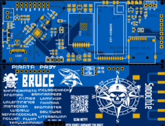 Bruce PCB v1 Smoochiee render (Image Source : PCBWay)