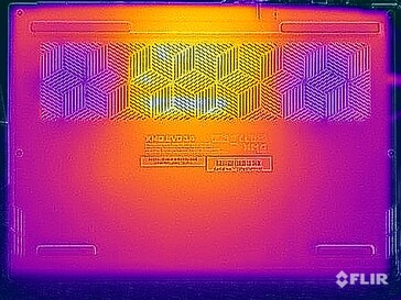 Test de résistance aux températures de surface (en bas)