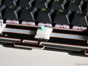 Inserts en silicone Tide 75 space bar