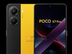 Xiaomi va revenir à son emblématique jaune Poco avec le Poco X7 Pro. (Source de l&#039;image : 91mobiles - édité)