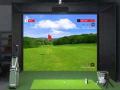 Le BenQ Ace est un projecteur laser pour la simulation de golf. (Source de l&#039;image : BenQ)